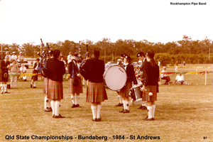 St Andrews pipe band